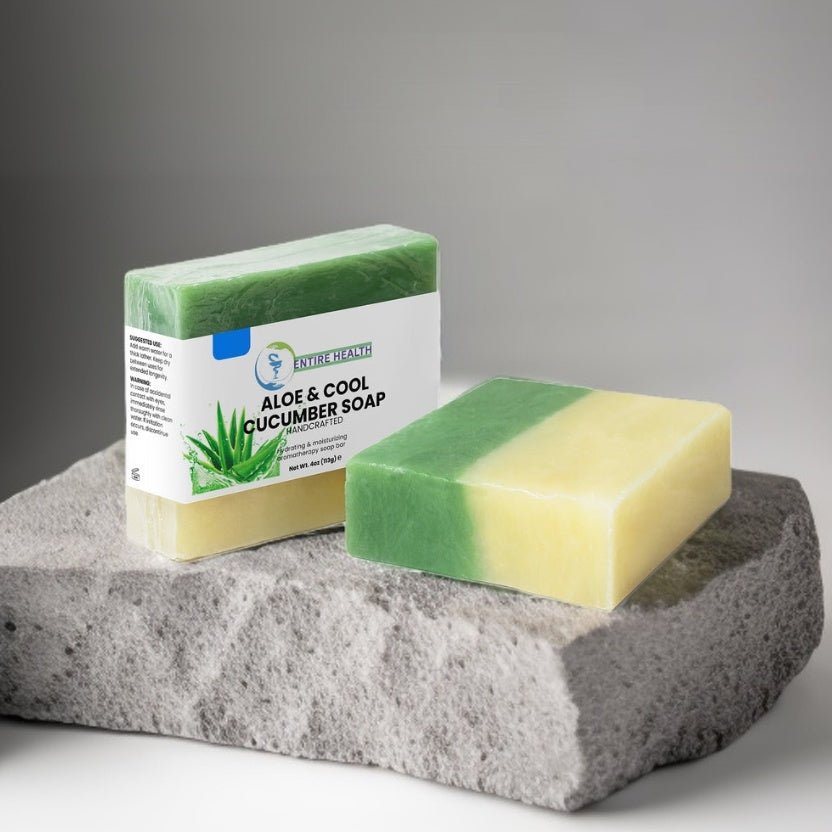 Aloe & Cool Cucumber Soap - Entire Health Supplements