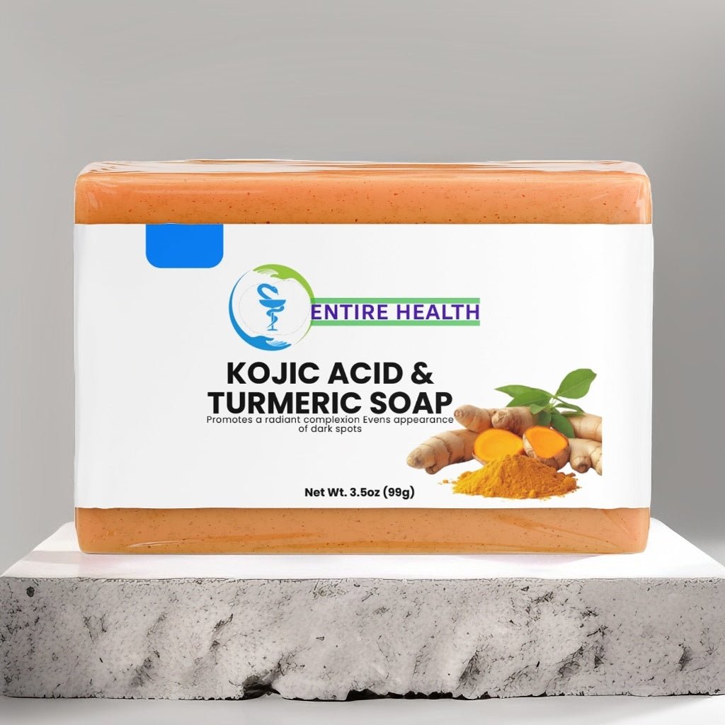 Kojic Acid & Turmeric Soap - Entire Health Supplements