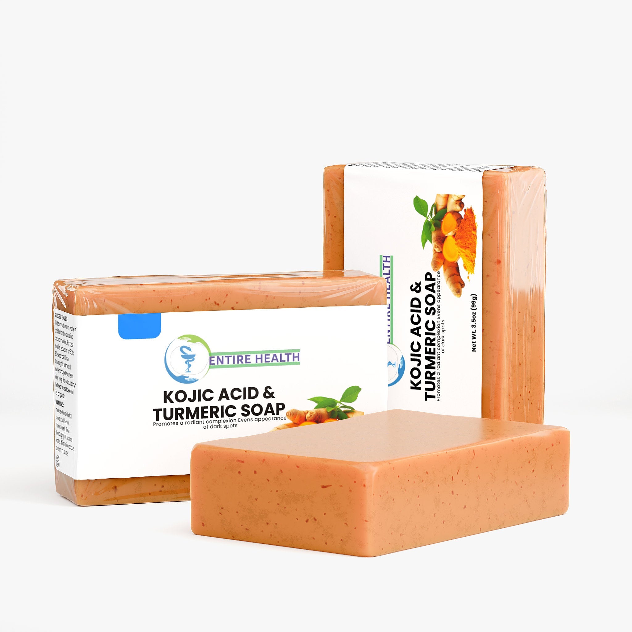 Kojic Acid & Turmeric Soap - Entire Health Supplements