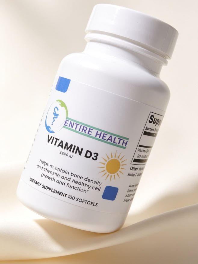 Vitamin D3 2,000 IU - Entire Health Supplements